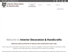 Tablet Screenshot of idhandicraft.com